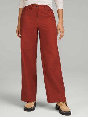 Lululemon City Sleek 5 Pocket High-Rise Wide-Leg Pant *Light Utilitech Size 25